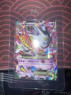 2016 Pokemon XY Black Star Promo Collector Chest #XY166 M Gengar EX-Holo PERFECT - Image 2