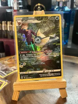 Pokemon Vaporeon TCG TG02/TG30 SWSH Trainer Gallery Brilliant Stars NM Condition - Image 1