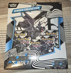 Pokemon Scarlet And Violet Black Bolt Binder Collection New Box Factory Sealed - Image 1