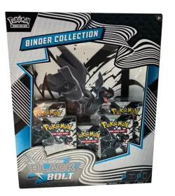 Pokemon TCG: Scarlet & Violet Factory Sealed Black Bolt Binder Collection - Image 1