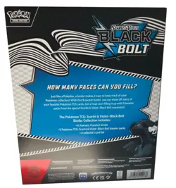 Pokemon TCG: Scarlet & Violet Factory Sealed Black Bolt Binder Collection - Image 2