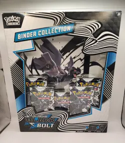 Pokemon TCG: Scarlet & Violet Black Bolt Binder Collection Factory Sealed Box - Image 1