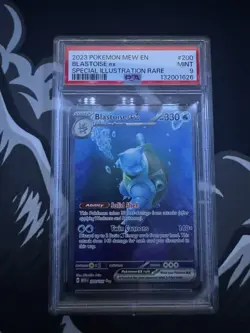 Pokemon TCG Blastoise EX 200/165 Sv: Scarlet & Violet 151 PSA 9 Mint - Image 1
