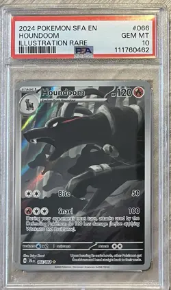 Pokemon TCG Scarlet & Violet Houndoom 066/064 Shrouded Fable PSA 10 - Gem Mint - Image 1