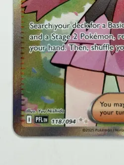 Pokemon TCG Dawn 118/094 ME02: Phantasmal Flames Mega Evolution Ultra Rare NM - Image 4