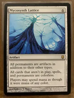 MTG Mycosynth Lattice Darksteel 130/165 Regular Rare - 1D - Image 1