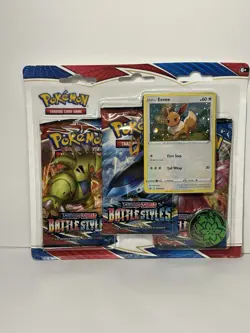 Pokemon TCG: Sword & Shield Battle Styles Blister Pack with 3 Booster Packs - Image 1