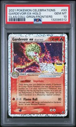Gardevoir EX Pokemon Celebrations Classic Coll. Dragon Frontiers Holo #93 PSA 10 - Image 1