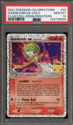 Pokemon Gardevoir ex Celebrations Classic Coll. Dragon Frontiers Holo #93 PSA 10 - Image 1