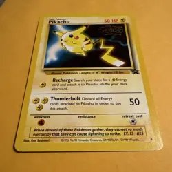 PIKACHU #4 Kids WB Presents Pokemon The First Movie promo card - Image 2