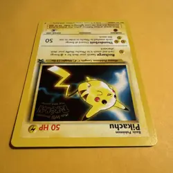 PIKACHU #4 Kids WB Presents Pokemon The First Movie promo card - Image 3