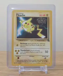 Pikachu Black Star Promo Card No.4 Kids WB Presents POKEMON The First Movie! NM - Image 1