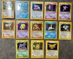 Pokemon Near Complete Fossil Set 60/62 Cards Missing #4,12 LP/HP - Image 1