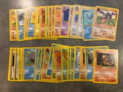 Pokemon Near Complete Fossil Set 60/62 Cards Missing #4,12 LP/HP - Image 4