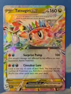 Tatsugiri Ex - 142/191 - Surging Sparks - Double Rare - NM - Pokemon Card - Image 1