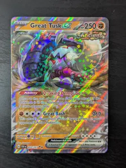 Great Tusk ex - 053/091 - Ultra Rare - Paldean Fates - NM/M - Pokemon Card - Image 1