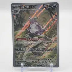 Nidoking - 174/165 - Illustration Rare - Scarlet & Violet 151 - Pokemon - NM/M - Image 1