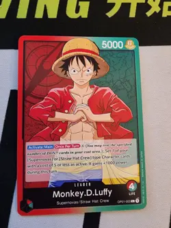 MONKEY D LUFFY OP01-003 ROMANCE DAWN ONE PIECE CARD GAME (PRE-ERRATA) - Image 1