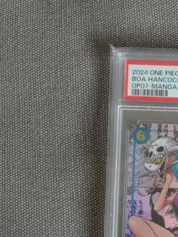 PSA10 ONE PIECE Card OP07-051 Boa Hancock Comic Parallel Manga Alt Art Mint - Image 3