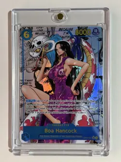 Boa Hancock OP07-051 Parallel Manga Alt Art ONE PIECE Card Game English - Image 1