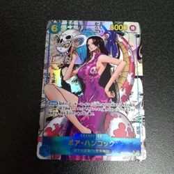 ONE PIECE Card Boa Hancock OP07-051 Comic Parallel Manga Alt Art Japanese - Image 1