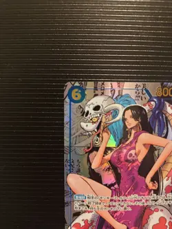 ONE PIECE Card Boa Hancock OP07-051 Comic Parallel Manga Alt Art Japanese - Image 2
