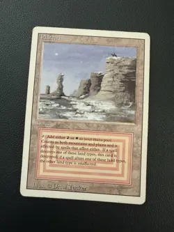 MTG: English Plateau - Light Play - Normal - Revised - LP - Reserved List - CEDH - Image 1