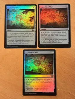 Magic the Gathering MTG 1x Expedition Map Foil Double Masters NM - Image 1