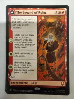 The Legend of Roku MTG Magic the Gathering M Avatar: The Last Airbender 145 NM - Image 1