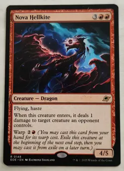 Nova Hellkite EoE #148 Rare Regular NM+ - Image 1