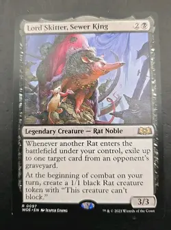 Lord Skitter, Sewer King Wilds of Eldraine MTG Regular Lightly Played - Image 1