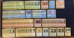 VINTAGE Pokemon TCG WOTC 109 Card Lot 1999 Base Set and Others LP/MP Pikachu - Image 1