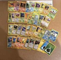 Pokemon Bulk WOTC 40 Card Vintage Lot Collection No Dups - Image 1
