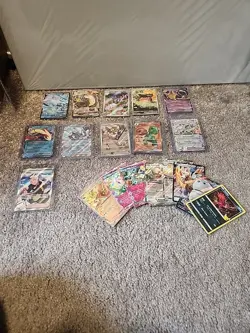 Premium Pokemon Cards Lot 1 Ultra Rare 15 Holo Rare 84 Common/Bulk Pack Vintage - Image 1