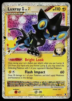 Pokemon Card - Luxray GL LV.X Celebrations Classic Collection 109/111 Holo - Image 1