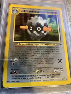 Pokemon 2001 Forretress #2 Neo Discovery Unlimited WOTC Holo PSA 9 MINT - Image 3