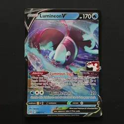 Lumineon V 040/172 Prize Pack - Pokemon TCG Prize Pack Series 2 NEAR MINT - Image 1