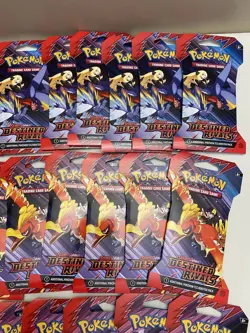 (36) Pokemon Destined Rivals Sleeved Booster Packs - Image 3