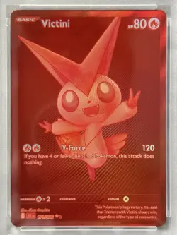 Pokemon 2025 Victini 171/086 Black White Rare Black Bolt GEM MINT PSA 10 - Image 2