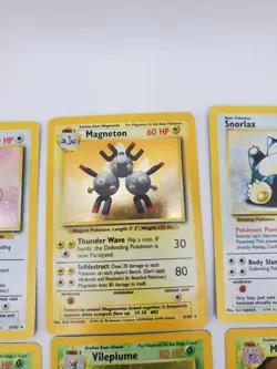 Pokemon Card Lot of 9 Holo- Base Set Jungle Fossil Rocket - Damaged - Image 3