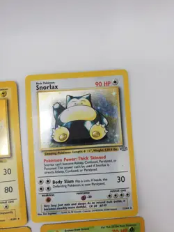 Pokemon Card Lot of 9 Holo- Base Set Jungle Fossil Rocket - Damaged - Image 4