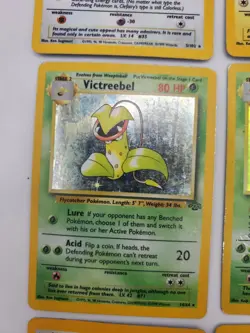 Pokemon Card Lot of 9 Holo- Base Set Jungle Fossil Rocket - Damaged - Image 5
