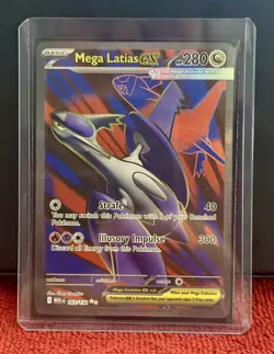 Mega Latias ex 163/132 Ultra Rare ME01: Mega Evolution NM Near Mint Pokemon TCG - Image 1