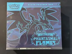 Phantasmal Flames Pokemon Center ETB Elite Trainer Box NEW FACTORY SEALED - Image 1