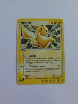Pokemon Pikachu TCG Black Star Promo Holo Card #012 2003 HP/ MP - Image 1