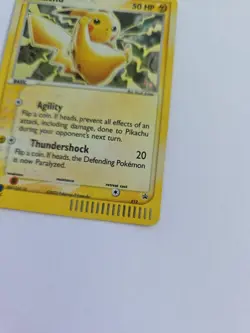 Pokemon Pikachu TCG Black Star Promo Holo Card #012 2003 HP/ MP - Image 2