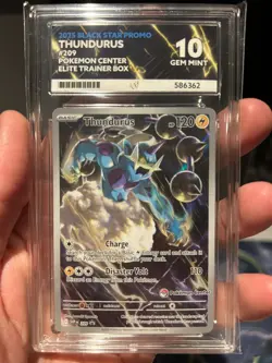 Thundurus SVP209 Black Star Promo Pokemon Center Exclusive Ace 10 - Image 3
