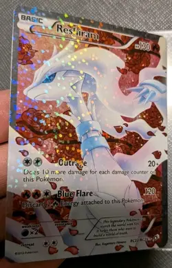 Pokemon Reshiram (Full Art) RC22/RC25 Legendary Treasures: Radiant Collection - Image 3