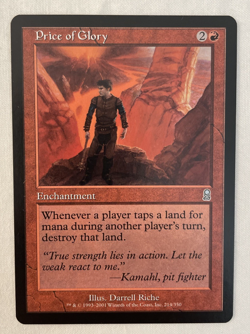 1x Price of Glory Odyssey MTG Magic the Gathering NM - Image 1
