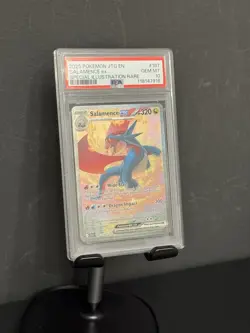 2025 Pokemon Salamence ex 187/159 Sv09: Journey Together Holo PSA 10 - Image 1